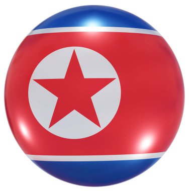Kuzey Kore ulusal bayrak düğmesi