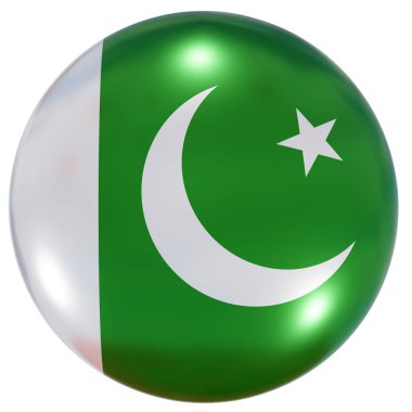 Pakistan ulusal bayrak düğmesi