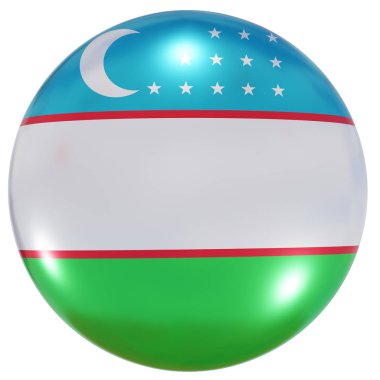 Özbekistan ulusal bayrak düğmesi