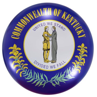 Kentucky Eyalet bayrak düğmesini