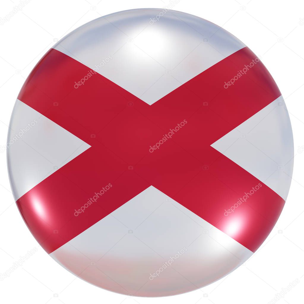 Alabama State flag button