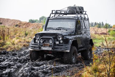 Krasnorechenskoye, Rusya - 24 Eylül 2016: Rus siyah br
