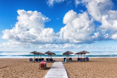 Corfu Island yağmurdan sonra