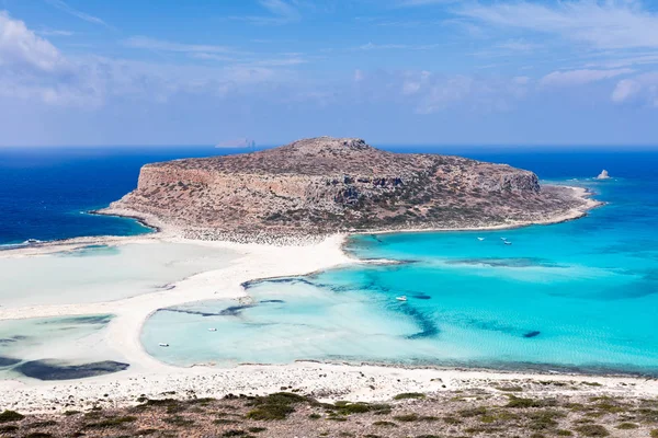 Laguna azzurra sull'isola di Creta — Foto Stock