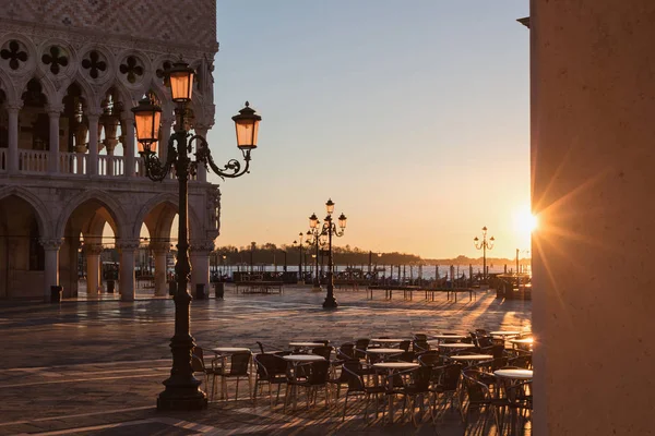 Novembre lever du soleil à Venise — Photo