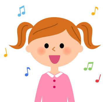 Şarkı söyleyen kız