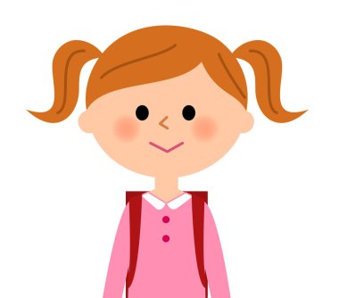 Okul çantası omuzlar kız