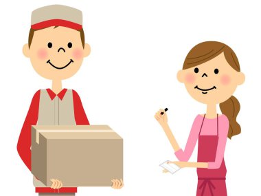 Kurye alan kadınlar