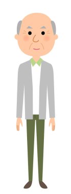 Yaşlı bir adam, büyükbaba