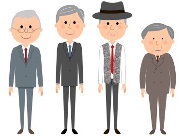 Yaşlı erkekler moda