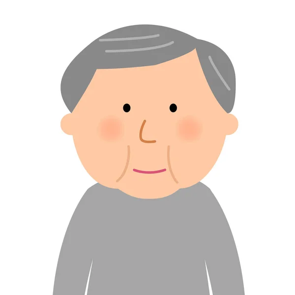 Anciano, abuelo — Vector de stock