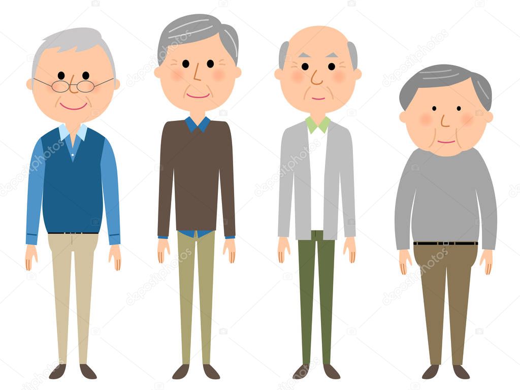 Elderly men,grandfather