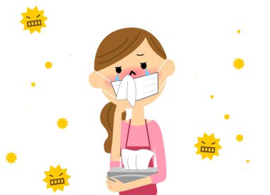 Saman nezlesi olan dişi