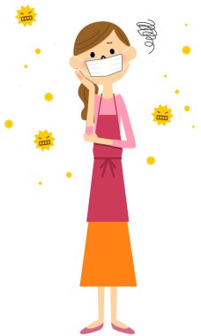 Saman nezlesi olan dişi