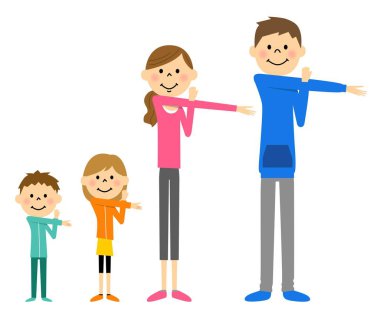 Aile egzersiz hazırlamak için