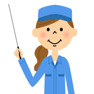 İş varış, işaret çubuk erkek