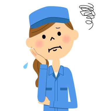 İş varış erkek endişeli