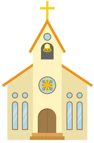 Kościół miasta — Wektor stockowy
