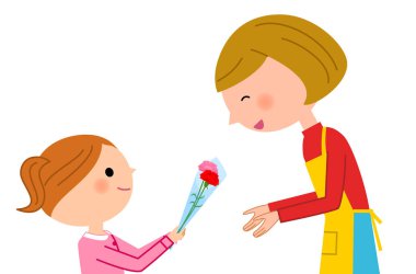 Anneler günü, üst ve alt