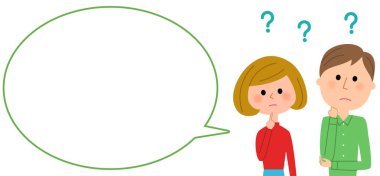 Boş metin balon, balon ile genç Çift