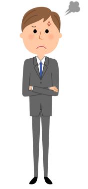 Genç işadamı, öfke