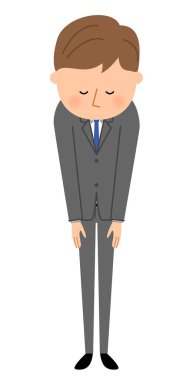 Genç işadamı, yay