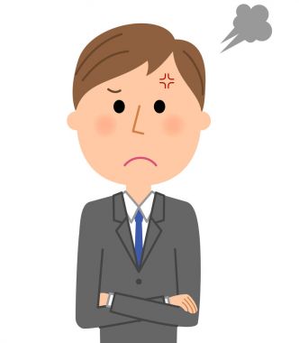 Genç işadamı, öfke