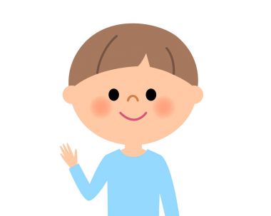 Genç çocuk, bir elini kaldırsın