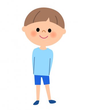 Arkasında yerine genç çocuk, eller