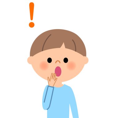 Genç çocuk olmaya şaşırmış