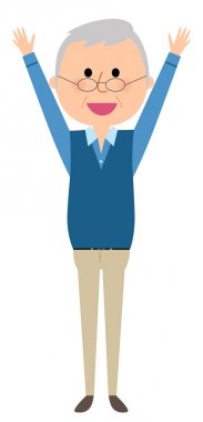 Yaşlı adam, alkış