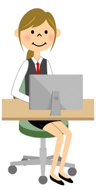 Bir Pc çalışır üniforma erkek