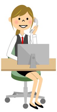 Bir Pc çalışırken diyen üniforma erkek