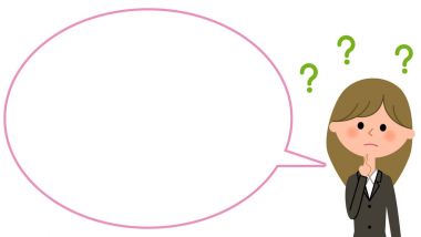 Boş metin balon, balon genç iş kadını