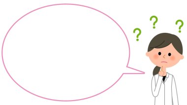 Beyaz önlük, boş metin balon, balon erkek