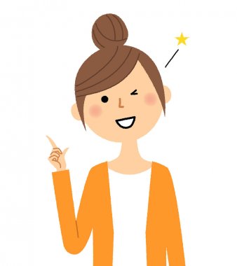 Genç kadın, anne, parmak işaret