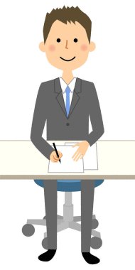 İşadamı, anlaşma, açıklama