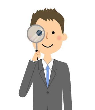 İşadamı, Büyüteç camı