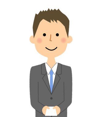 İşadamı, kartvizit değişimi