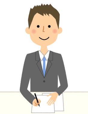 İşadamı, anlaşma, açıklama