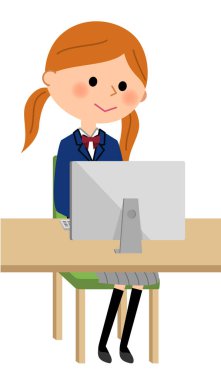 Pc faaliyet okul kız