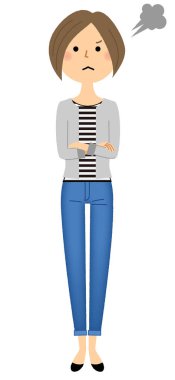 Genç kadın, anne, öfke