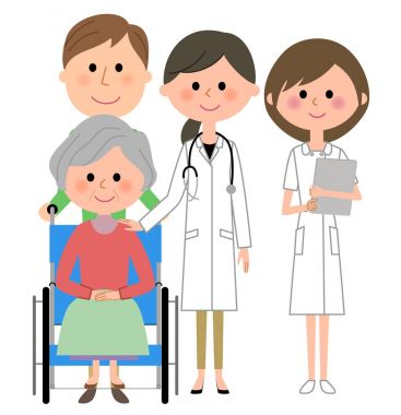 Doktor, hemşire ve hasta