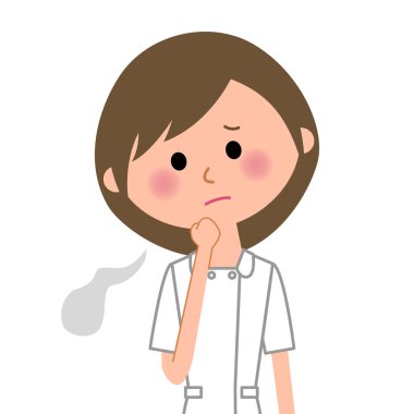 Hemşire, bir iç çekiş, üzgün hissediyorum