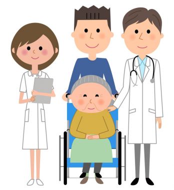 Doktor, hemşire ve hasta/resimler doktorlar, hemşireler ve hastaların.