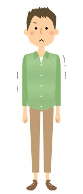 Genç adam, baba, Regrettable / pişman genç bir adam bir örnektir.