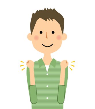 Young man,Papa,Victory pose/