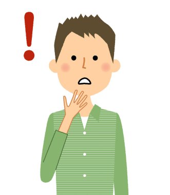 Genç adam, baba, sürpriz/şaşırmış bir genç adam gösteren resim.