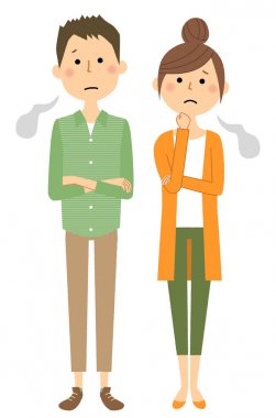 Genç çift, iç çekme / kalbinde genç bir çift bir örnektir.
