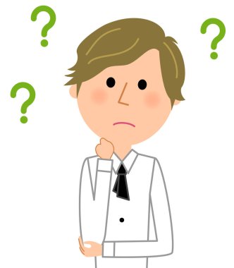 Cafe katip, Garson, soru / merak bir garson bir örnektir.